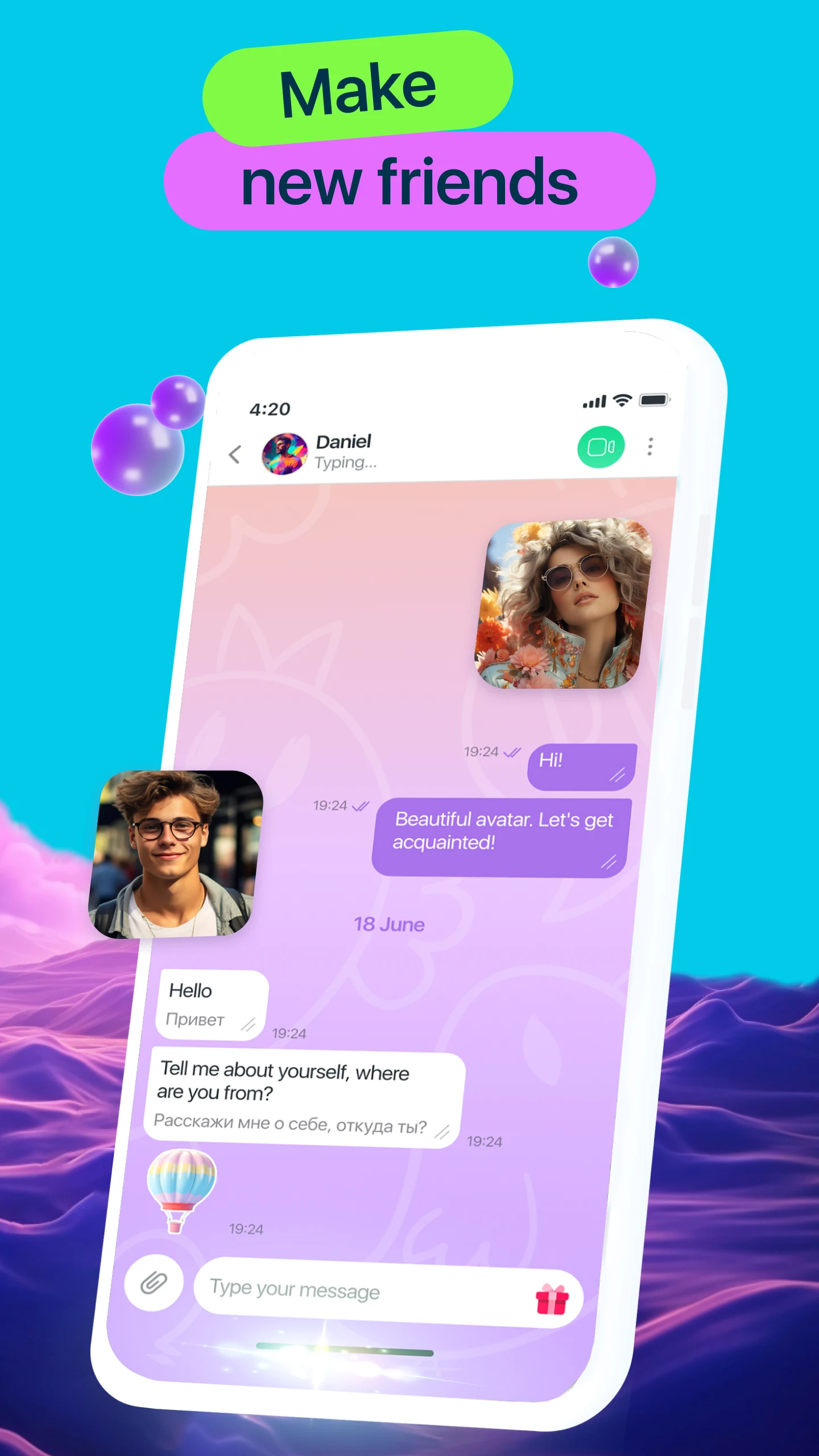Fun Random Video Chat - Mira screenshot